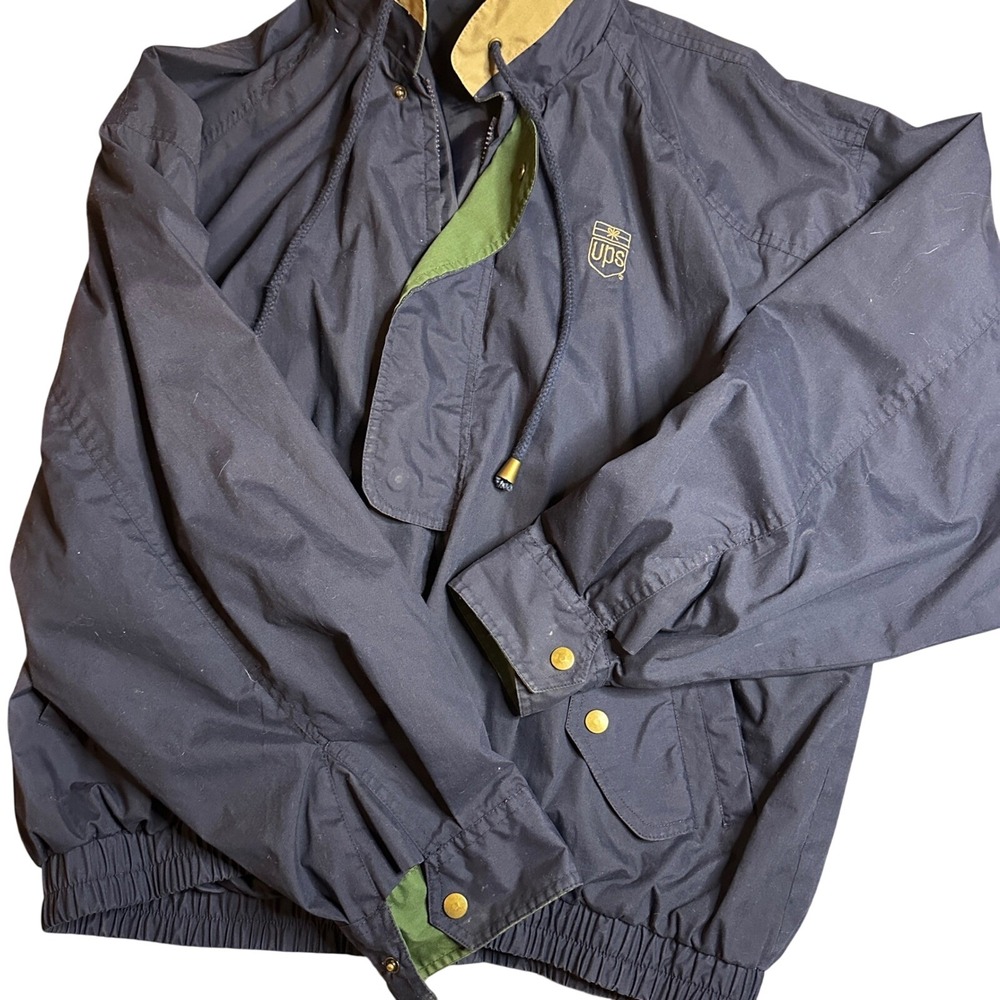 Rare Vintage UPS Uniform Jacket Align Collection Holiday Adult XXL PLEASE READ‎